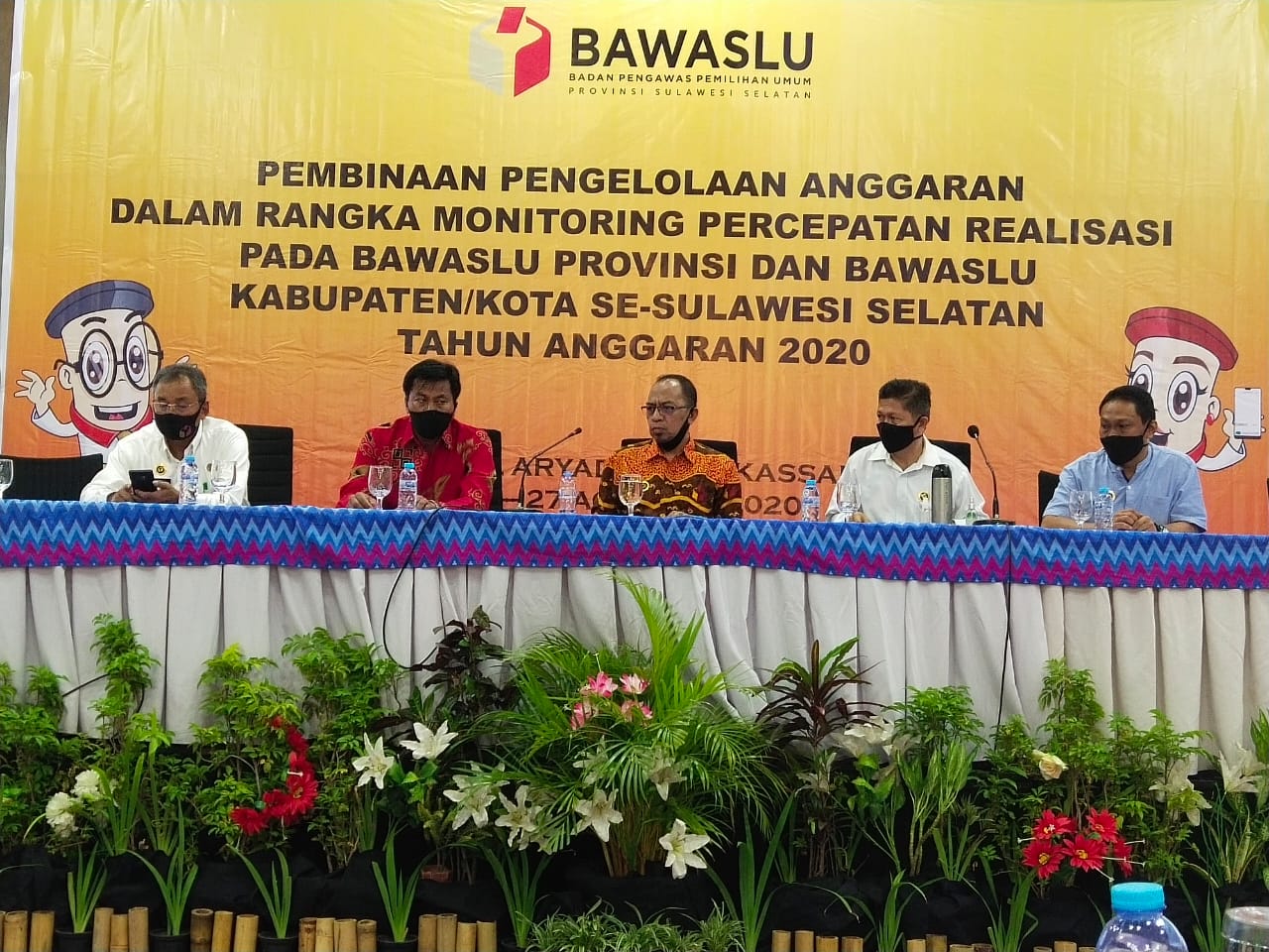 Bawaslu Sulsel Percepat Realisasi Anggaran Tahun 2020