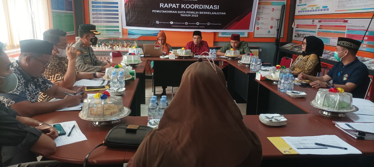 Bawaslu Wajo Hadiri Rapat Koordinasi Pemutakhiran Data Pemilih Berkelanjutan