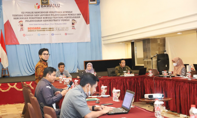 Totok Harap Uji Publik Dua Rancangan Perbawaslu Penanganan Pelanggaran Pemilu Diterima Masyarakat
