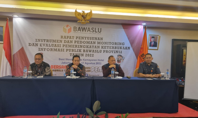 Bentuk Pembuktian Kinerja, Bawaslu Gunakan Hasil dan Rekomendasi Monev