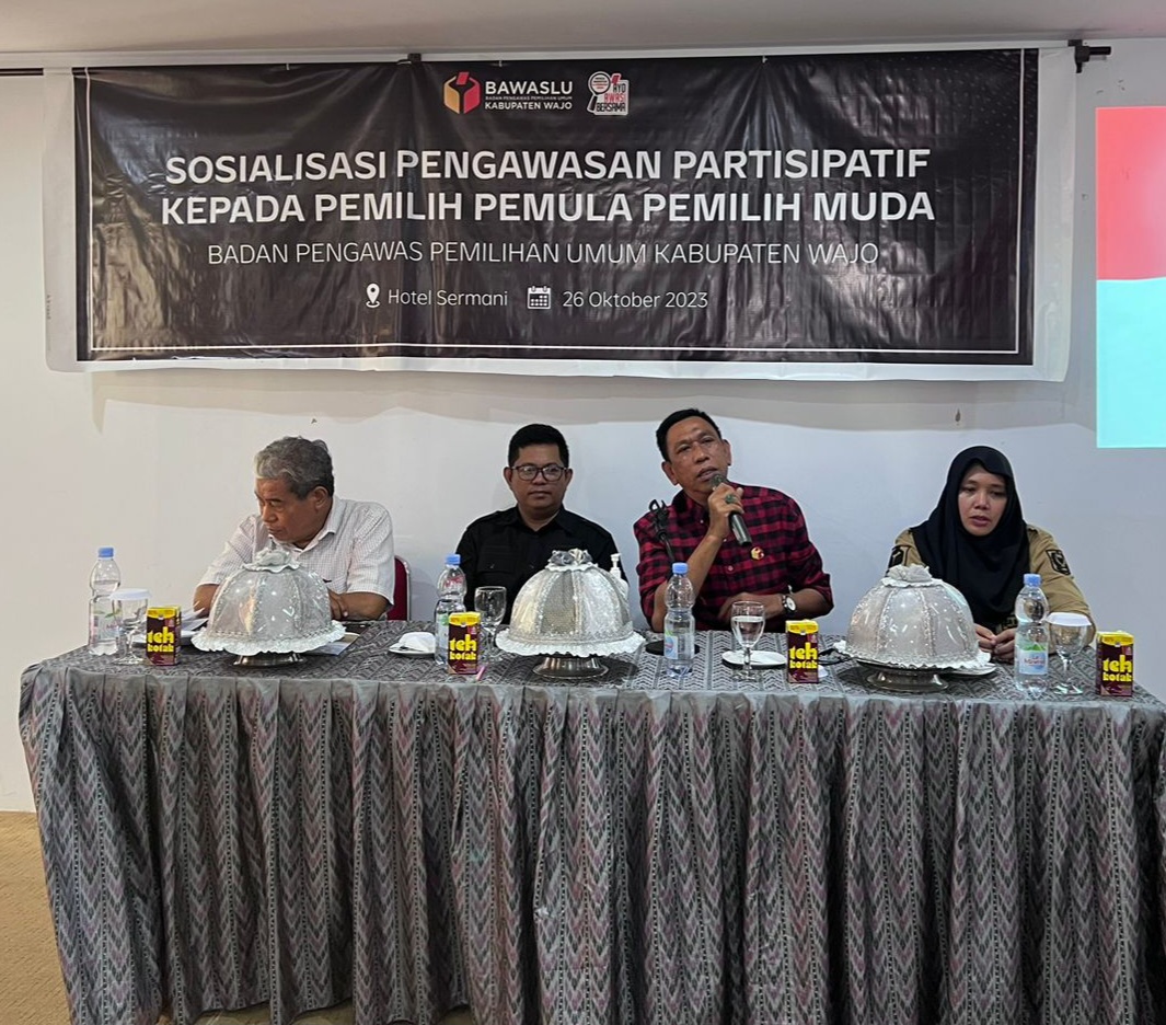 Bawaslu Wajo Ajak Milenial Mengawasi Pemilu