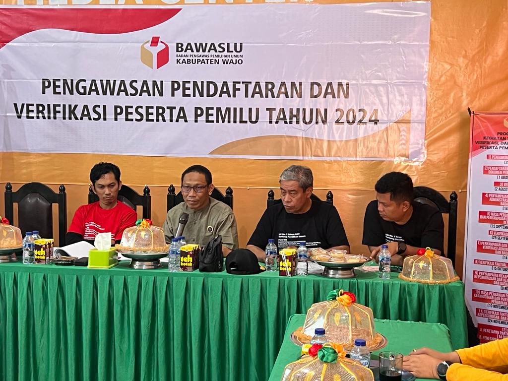 Bawaslu Wajo Gelar Rapat Internal Pengawasan Pendaftaran dan Verifikasi Peserta Pemilu Tahun 2024 Kedua Kalinya