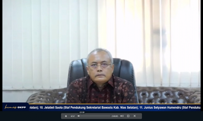 Tidak Tahu Putusan Telah Dijalankan, Pengadu Minta Maaf pada Sekjen Bawaslu