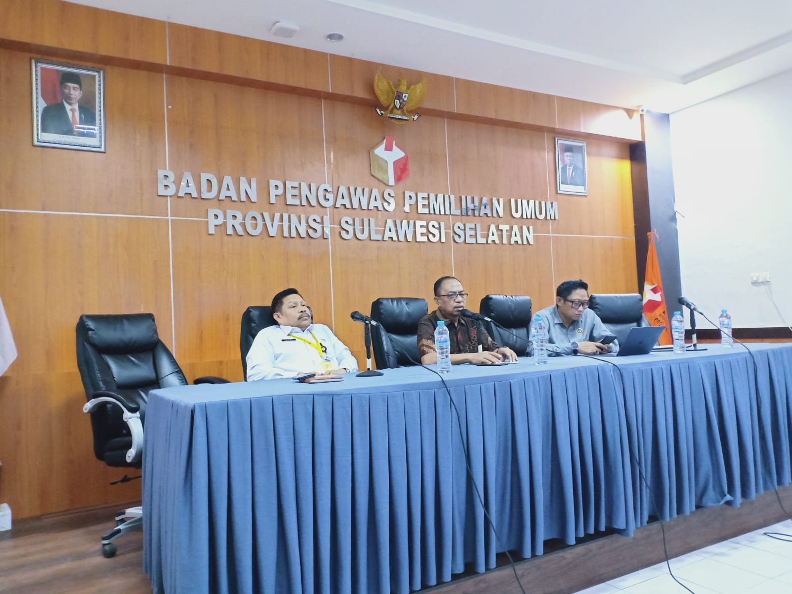 Bawaslu Kabupaten Wajo Hadiri Rakor Mitra Penanganan Pelanggaran