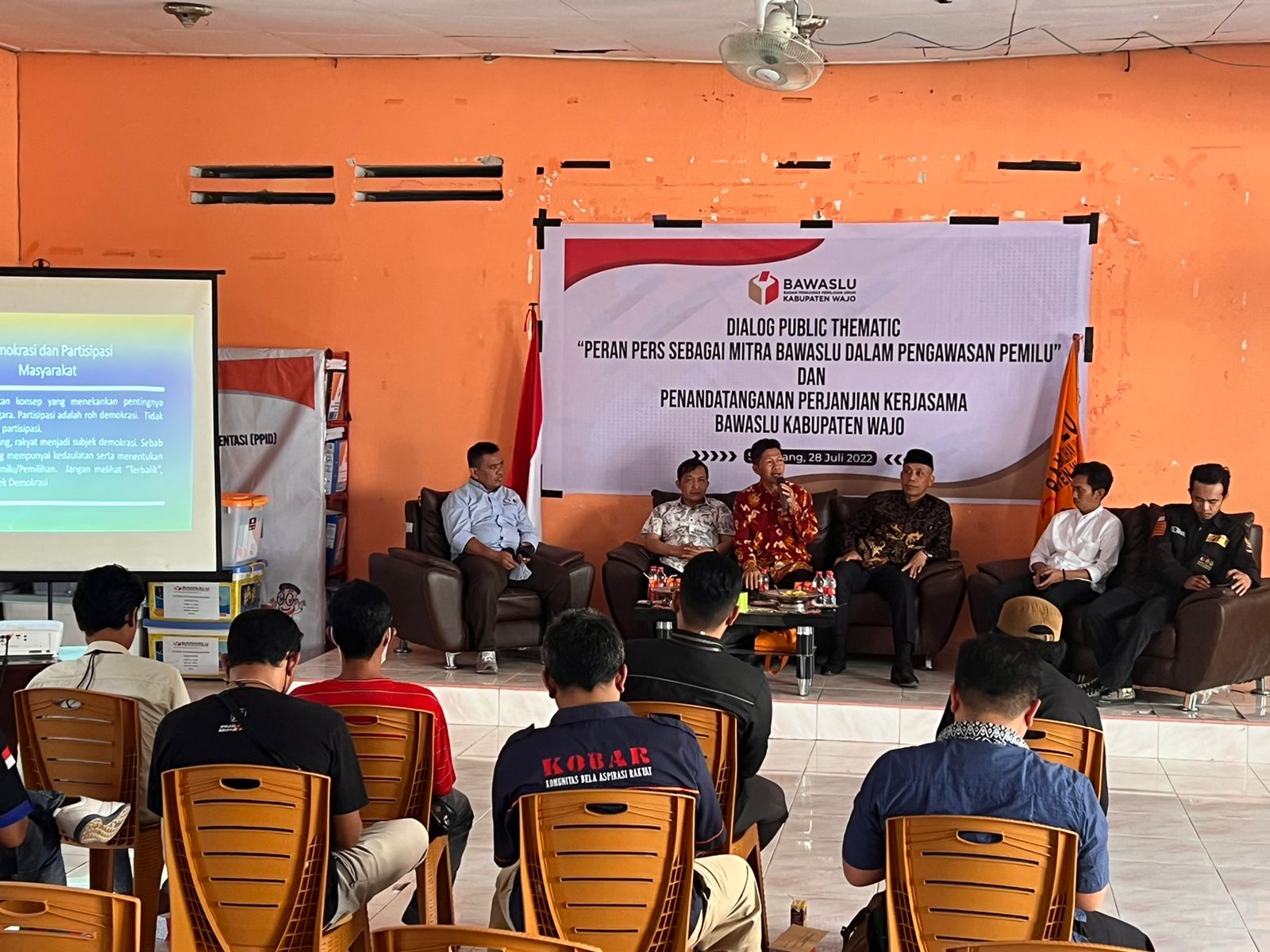 Tingkatkan Partisipasi Pengawasan, Bawaslu Wajo Gandeng JMSI dan PWI