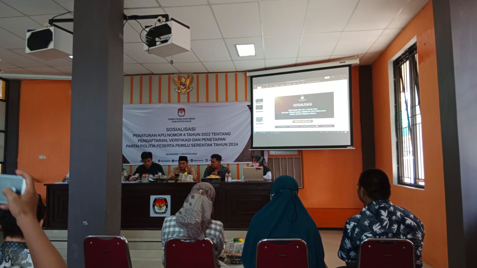 Cegah Pelanggaran, Bawaslu Wajo Layangkan Surat Imbauan Ke KPU Wajo