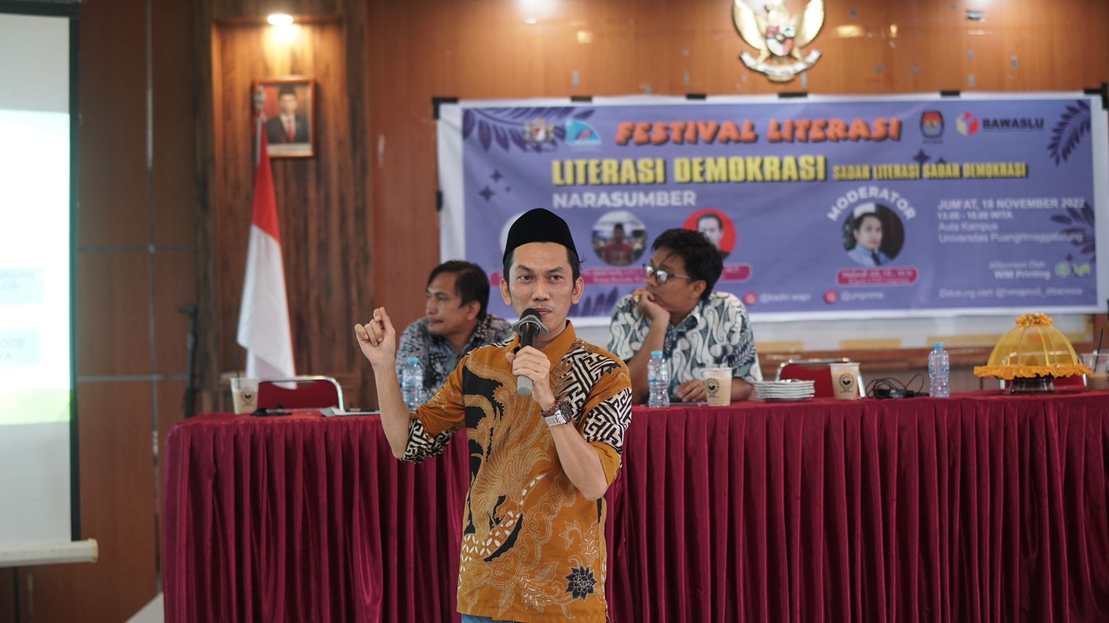 Di Hadapan Mahasiswa dan Pelajar, Abdul Malik Imbau Untuk Cek Status Keanggotaan Parpol