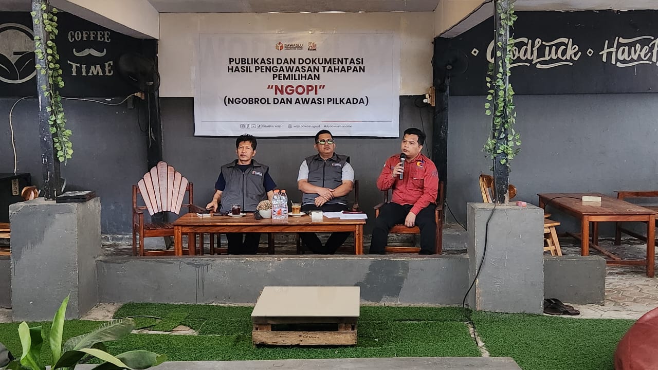  Ngobrol dan Awasi Pilkada "NGOPI" bersama Media 