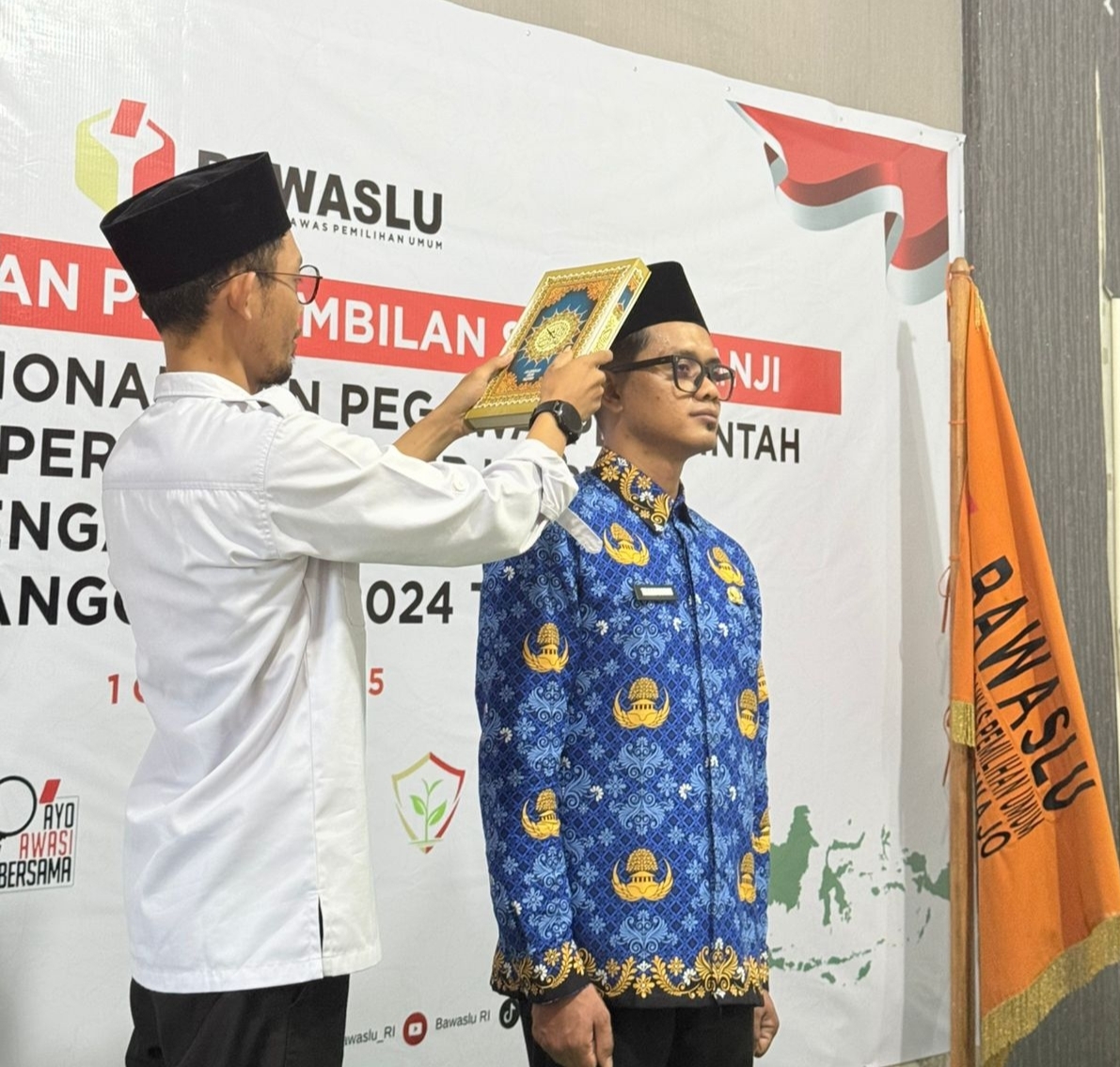 Taharuddin resmi dilantik sebagai PPPK Bawaslu