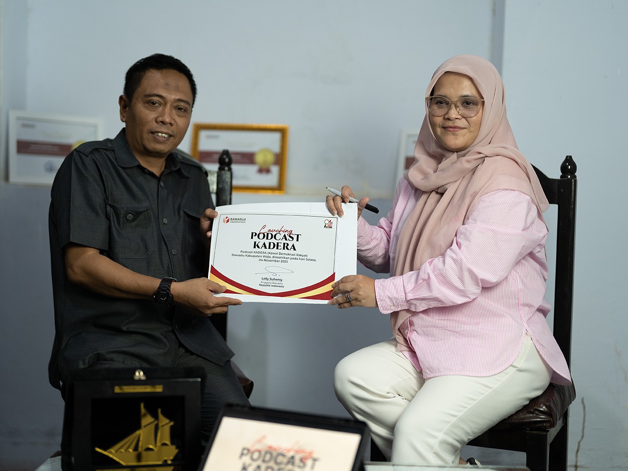 Saat Launching Podcast KADERA (Kawal Demokrasi Rakyat)