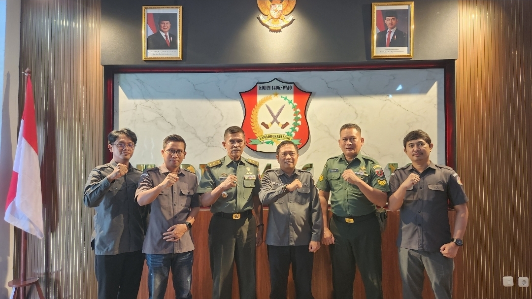 Kunjungan ke Kodim 1406/Wajo