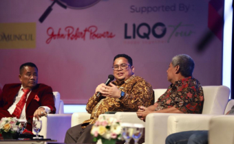 Hadiri Peluncuran Caritau.com, Bagja Imbau Peserta Pemilu Tak Gunakan Politik Identitas