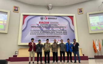 Ajak Mahasiswa Samarinda, Totok: Anak Bangsa Harus Gotong Royong Jaga Demokrasi