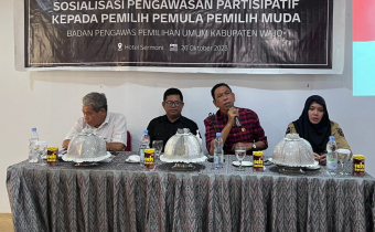 Bawaslu Wajo Ajak Milenial Mengawasi Pemilu