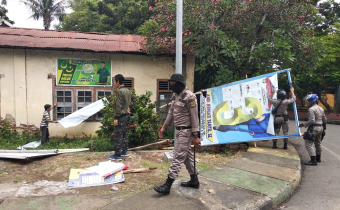 \n"Hari ini, kami dan Sat Pol PP&nbsp