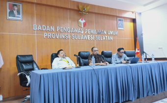 Bawaslu Kabupaten Wajo Hadiri Rakor Mitra Penanganan Pelanggaran