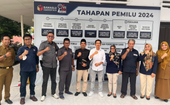 Bawaslu Wajo Terima Kunjungan Koordinasi KPU Wajo