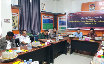 Bawaslu Wajo Hadiri Pleno Terbuka Rekapitulasi Daftar Pemilih Berkelanjutan Triwulan Kedua 