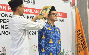 Taharuddin resmi dilantik sebagai PPPK Bawaslu